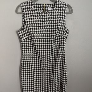 Calvin Klein hounds tooth dress